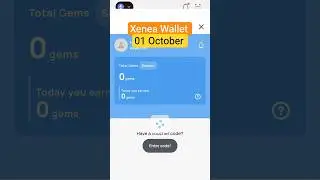 Xenea wallet 01  October 2025#xeneawallet #xeneawalletquiz #xeneadailyquiz #xeneadailyquizanswer