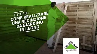 Recinzione giardino: come realizzare una staccionata in legno fai da te | Leroy Merlin