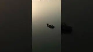 Indus river boat ride drone shot #drone #indusriver #pakistan#boat