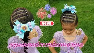 PEINADO PARA NIÑAS DE CABELLO CORTO PEINADO CON TRENZAS PRINCESA SOFIA
