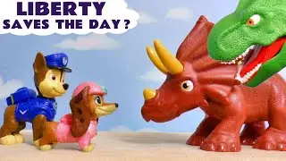 Liberty Saves The Day in this Dino Rescue Story