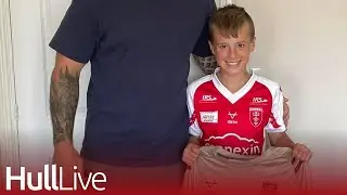 Amazing moment Hull KR star Sam Luckley surprises nine-year-old superfan