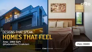 DESIGN THAT SPEAK HOMES THAT FEEL | CREO HOMES | 2966 SQ.FT. | KOCHI