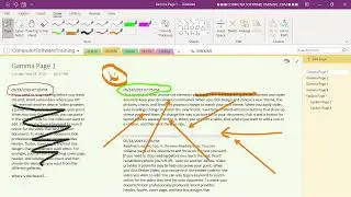 ON-01-06 &mdash; Create Visual Notes with Drawing Tools and Shapes in Microsoft OneNote