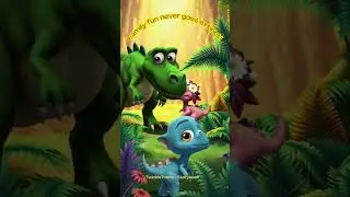 Dino Family&rsquo;s Happy Dance 🦖💃 | Cute Dinosaur Animation for Kids