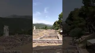 The ruins of the Asclepieion in Epidairus