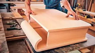 Creative Woodworking Project : Unique Desk Design Inspired by the Book