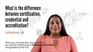 What is the difference between certification, credential and accreditation?