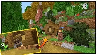SMALLEST HOBBIT HOLE EVER - ONE BLOCK TALL ENTRANCE!!!