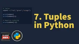 Tuples in Python | Python Tutorials For Beginners