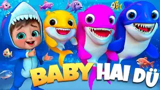 Baby Hai & LaLeLu 🌛 | Gute Nacht Lieder, Singen, Tanzen & Bewegen, F&uuml;nf kleine Fische | Kinderlieder