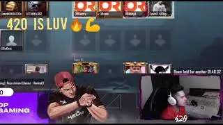 420 OP ANGRY ON X-TIKTOKER (MANJUL KHATTAR) PLAYING SCRIMS ON IPAD || PUBG MOBILE ||