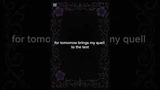 My  Raven's Quill #darkcabaret  #gothicmusic  #victoriangothic