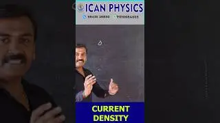 🌊 Current Density tells us how tightly electric current is packed inside a conductor. #icanphysics