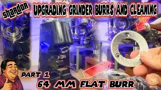 Swapping / Cleaning / Upgrading Burrs on 64 MM Grinder SHARDOR part 1: Mazzer Jolly burrs #espresso