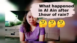 Rain in Al Ain & my ilonggo dialect