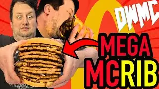 SUPERSIZE ME: McDonald's McRib but it's MEGA