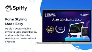 Spiffy Odoo Backend Theme &ndash; Easy Form Styling with Custom Tabs, Checkboxes & Radio Buttons!