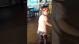 Angle dancing in anjuna beach