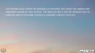 Gross Misconduct & Dismissal  - Employment Law - Cleary & Co. Solicitors