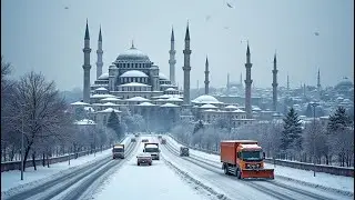 Severe Snowstorm Hits Northern Turkey: Cities Paralyzed by Cold Wave