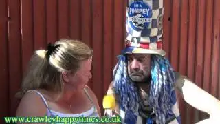 Pompey John Westwood speaks to Shelley