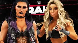 RHEA RIPLEY and TRISH STRATUS' fierce fight wwe 2k25 mobile gameplay