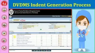 DVDMS Medicine Indent Generation Process