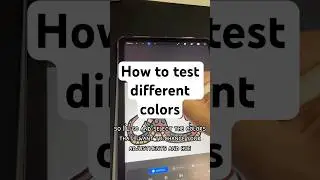 How to test different colors on procreate as your boss art self #art #stickers #kimoqute #procreate
