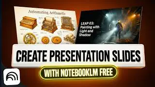 Узнайте, как создавать ПОТРЯСАЮЩИЕ слайды презентаций с помощью NotebookLM БЕСПЛАТНО!