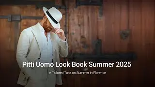 Pitti Uomo Lookbook Summer 2025 - A tailored take on Summer in Florence