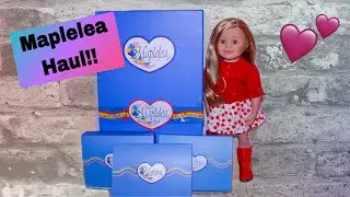 Maplelea doll and clothes haul