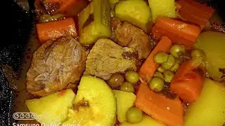 طاجين الخضار باللحم 🤤لذييييييذ  بخطوات بسيطة #طاجين #اللحم #جواز #دواز