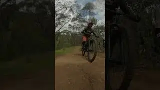 local kids bullied me into this one #mtb #bicycle #mtbcycle #downhill #sendit #mtbshorts