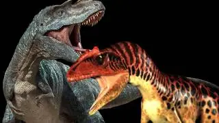 3D Dinosaur Adventure - Charging Allosaurus/Gorgosaurus (Remix)