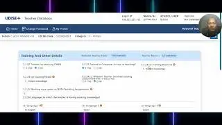 UDISE - Teacher Module || Add New Teacher