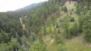 Ziplining with Denver Adventures