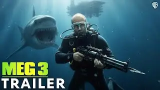 MEG 3  DEEP STRIKE 2025   First Trailer   Jason Statham   Warner Bros    Concept