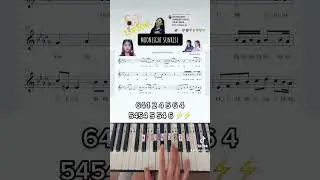 MOONLIGHT SUNRISE-TWICE- piano tutorial