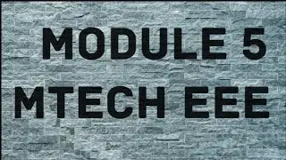 Mtech EEE