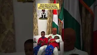 Daughter's Viral Video - Akwa Ibom Governor, Pastor Umo Eno Having Nice Time With His Family