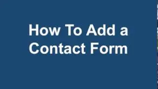 Bigner Guids: How to add a contact form on wordpress