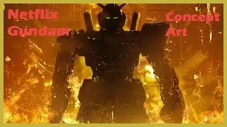 Gundam Netflix Movie Concept Art Piece (Re-design of a Classic?)