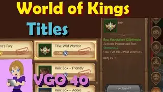 World of Kings Using Titles to Increase Rate