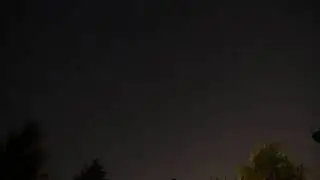Starlink satellite trails