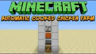 HOW TO MAKE AN AUTOMATIC COOKED CHICKEN FARM IN MINECRAFT 1.16.2