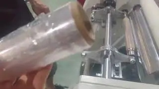 PFS 200 Aluminum foil cling film baking paper rewinding machine semi-automatic rewinding machine