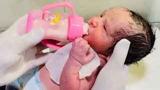 Cute Little IDM Baby in NICU | Feeding Time with Nurse Love & Care ❤️🤲#newbornbaby #cutebaby 🤲🙏❤️