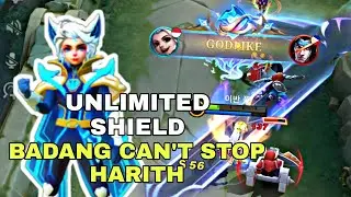 HARITH OFFLANE BUILD UNLIMITED SHIELD🔥 | MUST WATCH!!!😱  | HARITH GAMEPLAY | SOLO RANK - MLBB
