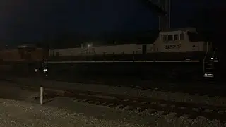 BNSF Executive Mac 9675 on NS train in Dalton